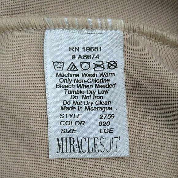 Miraclesuit Womens High Waist Thigh Slimmer Extra Firm Control Size Large NEW - Picture 6 of 7